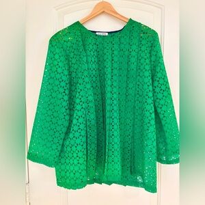 Roseanna Paris France Green Blouse M